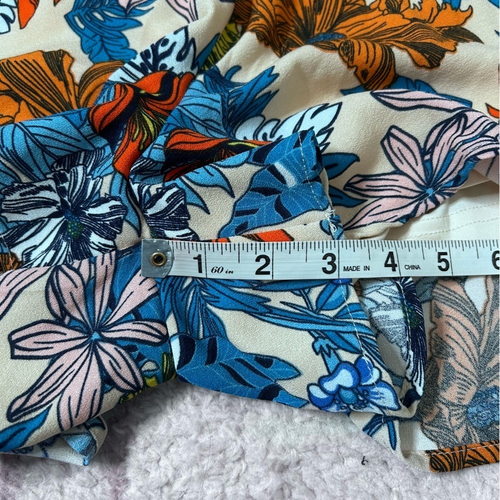 NWT Southern Fried Chics Floral Print Romper Size XXL Tropical Cruise - Picture 9 of 9